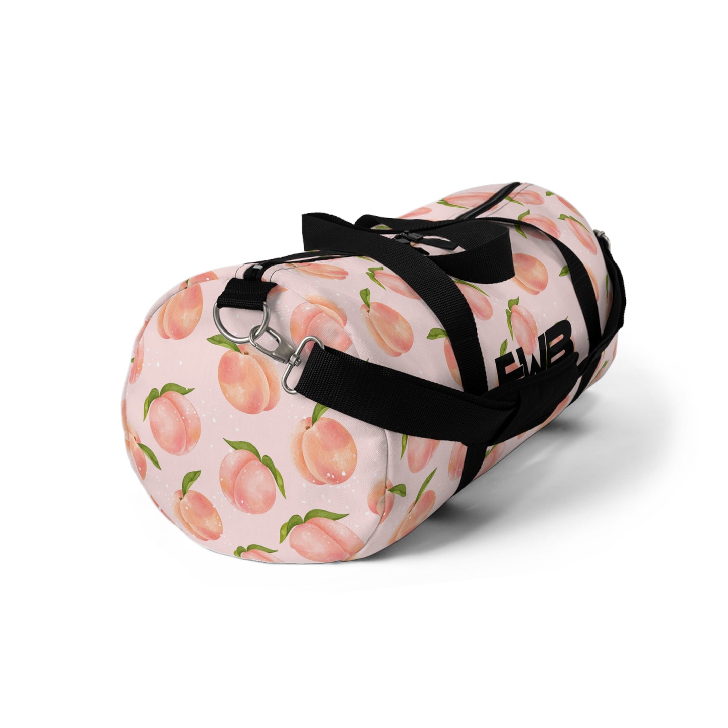 Peach Print Duffel Bag | Stylish Gym & Travel Bag