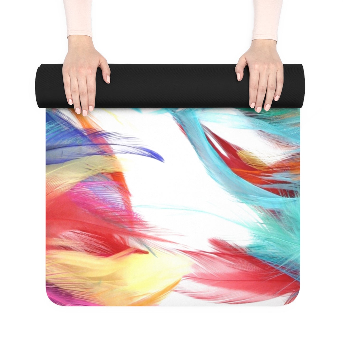 Feathers Yoga Mat