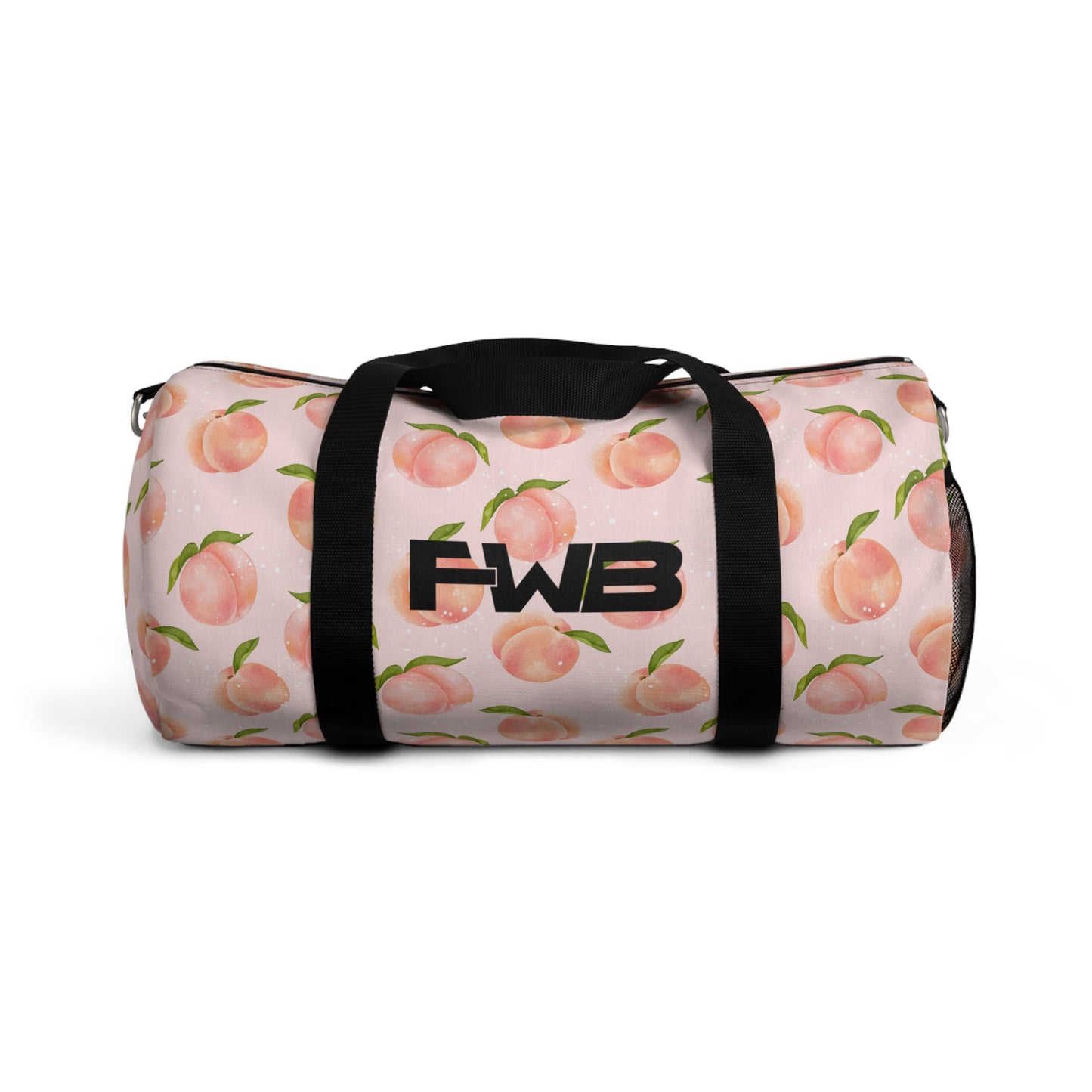 Peach Print Duffel Bag | Stylish Gym & Travel Bag