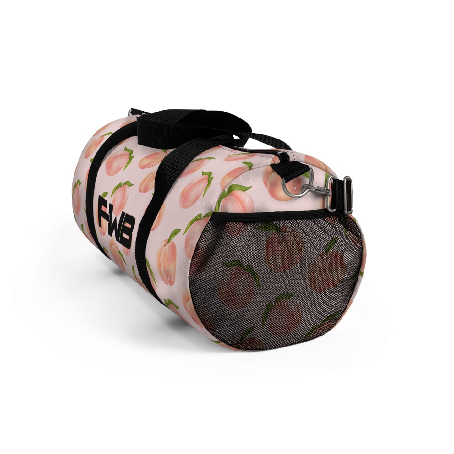 Peach Print Duffel Bag | Stylish Gym & Travel Bag