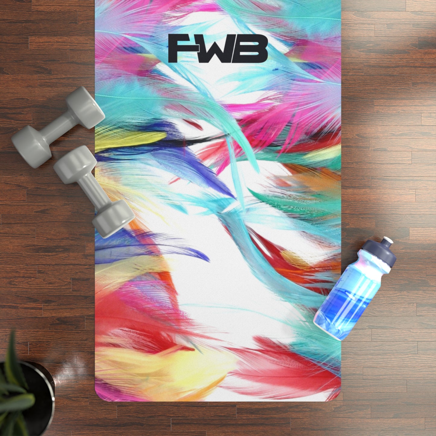 Feathers Yoga Mat
