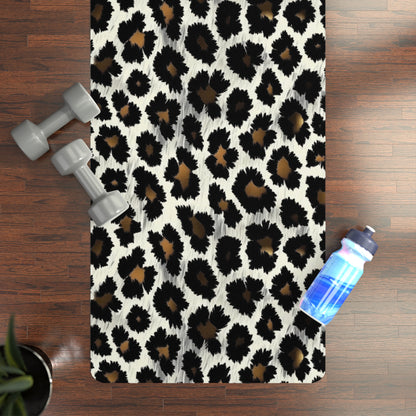 Leopard Print Rubber Yoga Mat