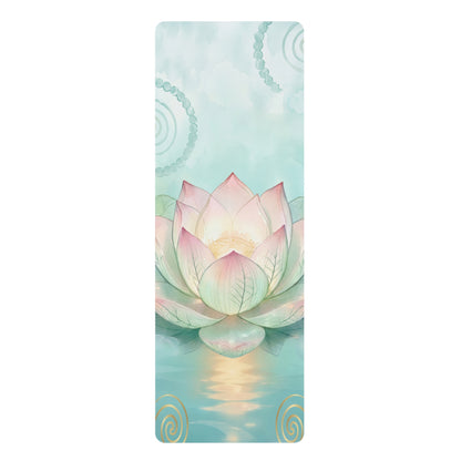 Lotus Glow Rubber Yoga Mat