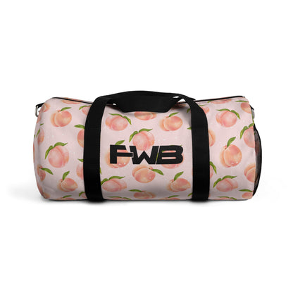 Peach Print Duffel Bag | Stylish Gym & Travel Bag