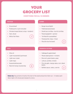 Diner Night — 14 Dinner Meal Plan preview 2