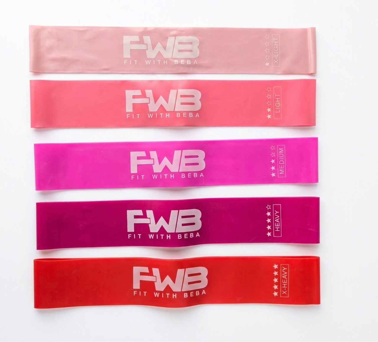 FWB Resistance Bands – 5-Pack